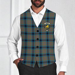ScotsTee Shop Scottish Thomson Hunting Ancient Crest Tartan Waistcoat Sleeveless Suit Vest