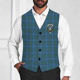 ScotsTee Shop Scottish Matheson Hunting Ancient Crest Tartan Waistcoat Sleeveless Suit Vest