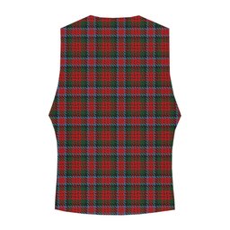 ScotsTee Shop Scottish MacDuff 5 Crest Tartan Waistcoat Sleeveless Suit Vest