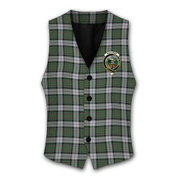 ScotsTee Shop Scottish MacLaren Dress Crest Tartan Waistcoat Sleeveless Suit Vest