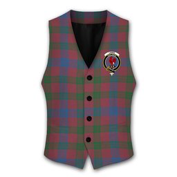 ScotsTee Shop Scottish Laing Artefact Ancient Crest Tartan Waistcoat Sleeveless Suit Vest