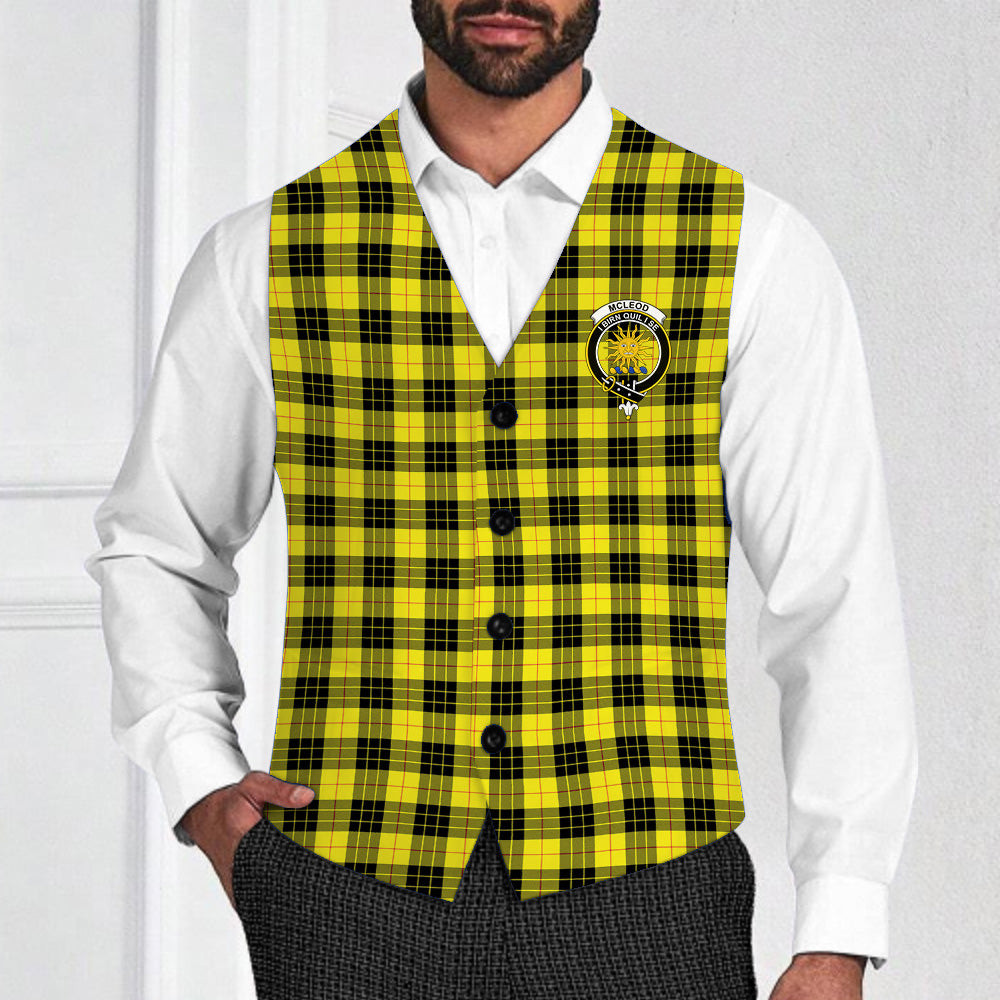 ScotsTee Shop Scottish McLeod of Lewis Modern Crest Tartan Waistcoat Sleeveless Suit Vest