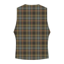 ScotsTee Shop Scottish Stewart Hunting Weathered Crest Tartan Waistcoat Sleeveless Suit Vest