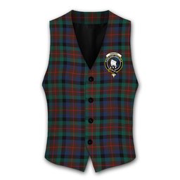 ScotsTee Shop Scottish Tennant Modern Crest Tartan Waistcoat Sleeveless Suit Vest