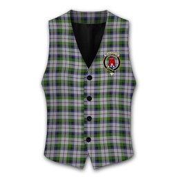 ScotsTee Shop Scottish McNaughton Dress Crest Tartan Waistcoat Sleeveless Suit Vest