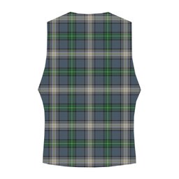 ScotsTee Shop Scottish McDowall Crest Tartan Waistcoat Sleeveless Suit Vest