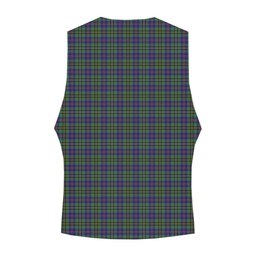 ScotsTee Shop Scottish Wood SC Crest Tartan Waistcoat Sleeveless Suit Vest