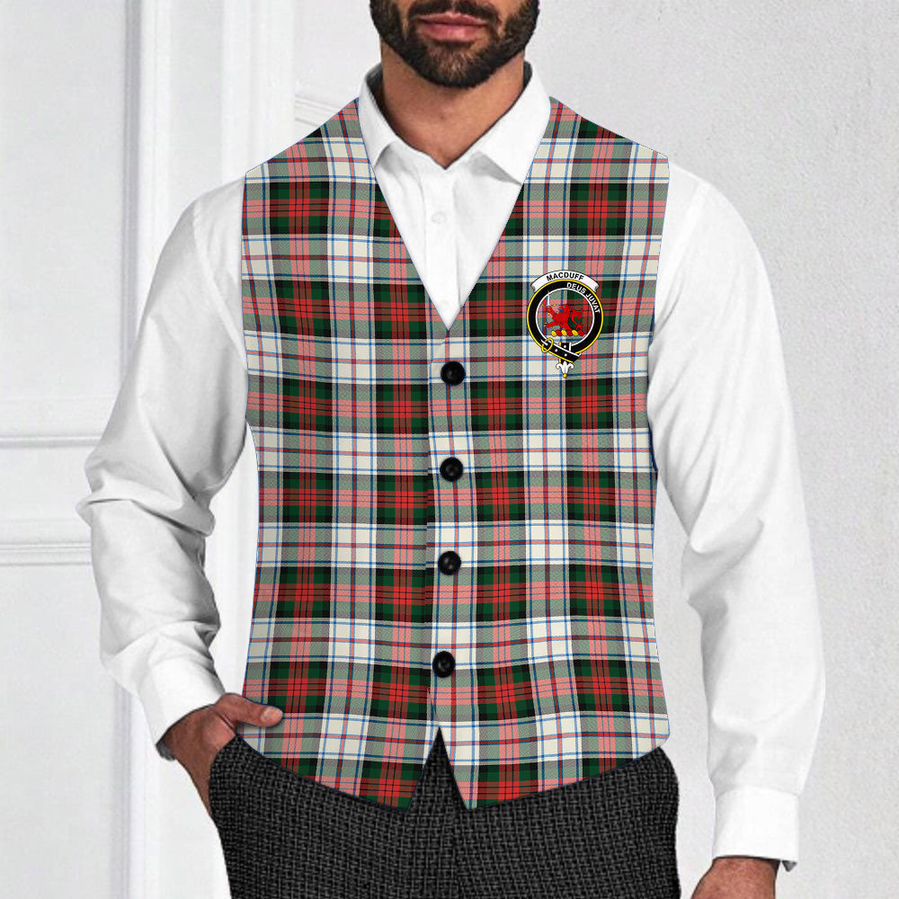 ScotsTee Shop Scottish MacDuff Dress Modern SC Crest Tartan Waistcoat Sleeveless Suit Vest