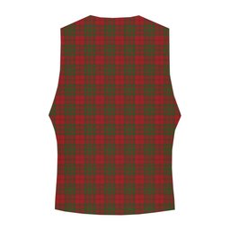 ScotsTee Shop Scottish McAlister of Glenbarr Crest Tartan Waistcoat Sleeveless Suit Vest