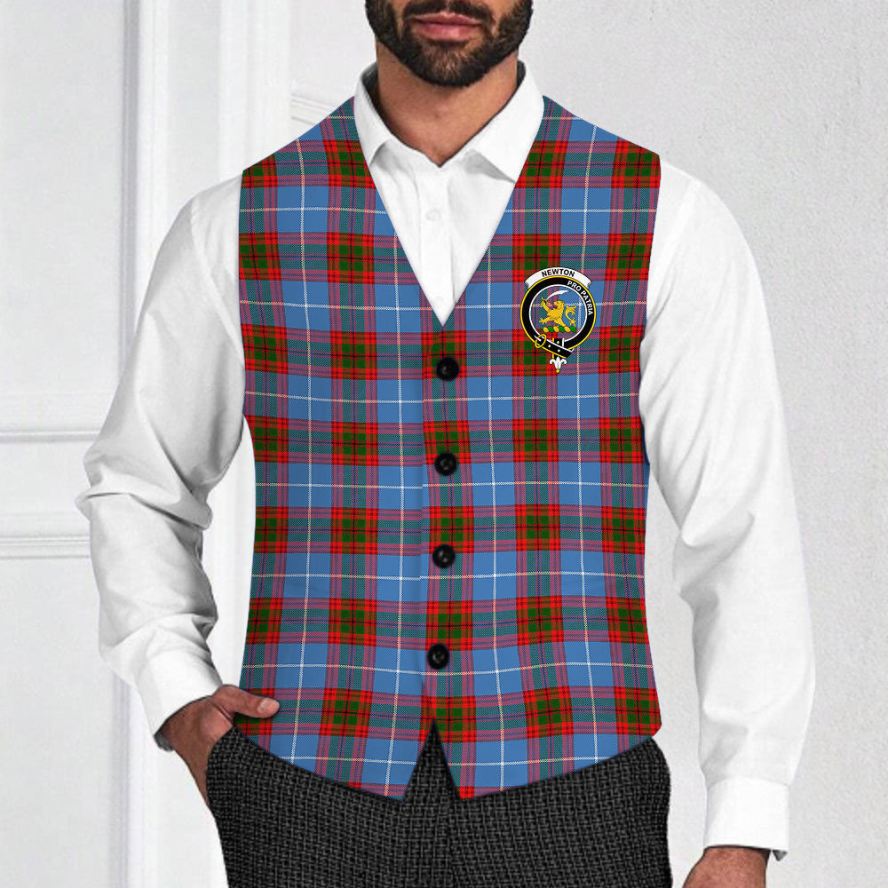ScotsTee Shop Scottish Newton Crest Tartan Waistcoat Sleeveless Suit Vest
