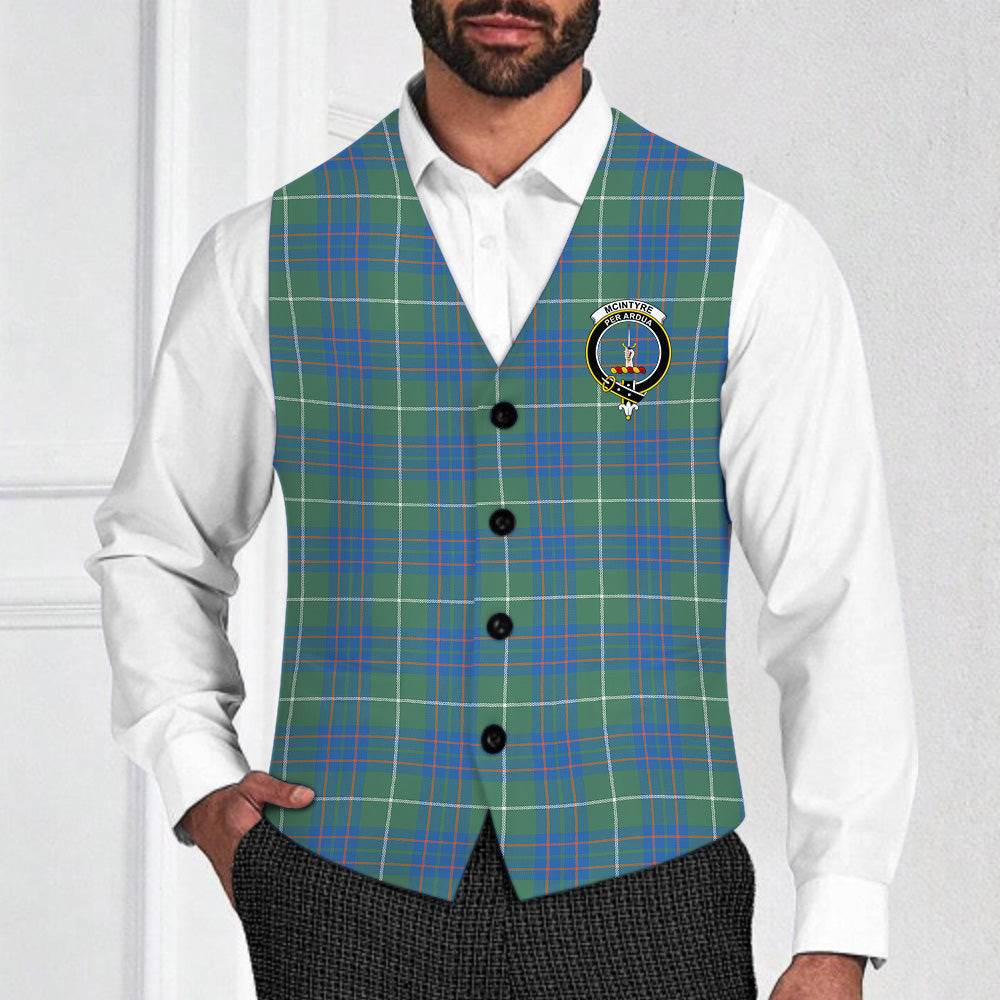 ScotsTee Shop Scottish McIntyre Hunting Ancient Crest Tartan Waistcoat Sleeveless Suit Vest