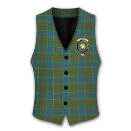 ScotsTee Shop Scottish Stewart of Appin Hunting Ancient Clan Crest Tartan Waistcoat Sleeveless Suit Vest