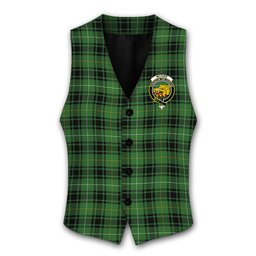 ScotsTee Shop Scottish McIver Hunting Ancient Crest Tartan Waistcoat Sleeveless Suit Vest