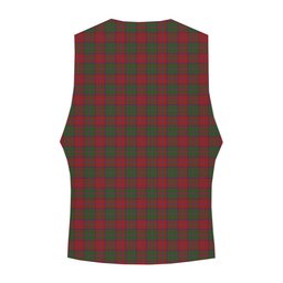 ScotsTee Shop Scottish Stewart of Appin Crest Tartan Waistcoat Sleeveless Suit Vest