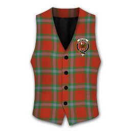 ScotsTee Shop Scottish McLaine of Loch Buie Ancient Crest Tartan Waistcoat Sleeveless Suit Vest