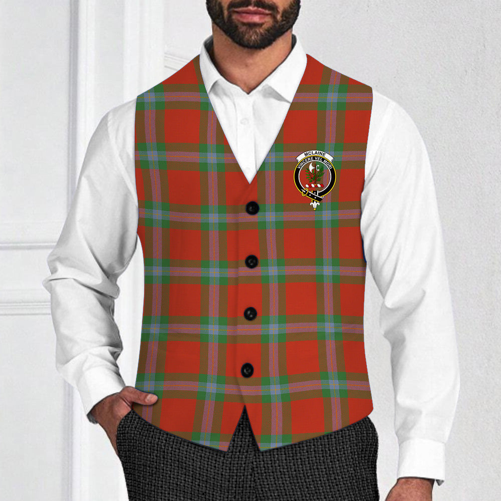 ScotsTee Shop Scottish McLaine of Loch Buie Ancient Crest Tartan Waistcoat Sleeveless Suit Vest