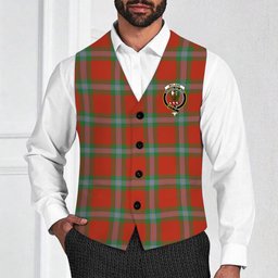ScotsTee Shop Scottish McLaine of Loch Buie Ancient Crest Tartan Waistcoat Sleeveless Suit Vest
