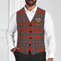 ScotsTee Shop Scottish Sinclair Lyon Count Ancient Crest Tartan Waistcoat Sleeveless Suit Vest