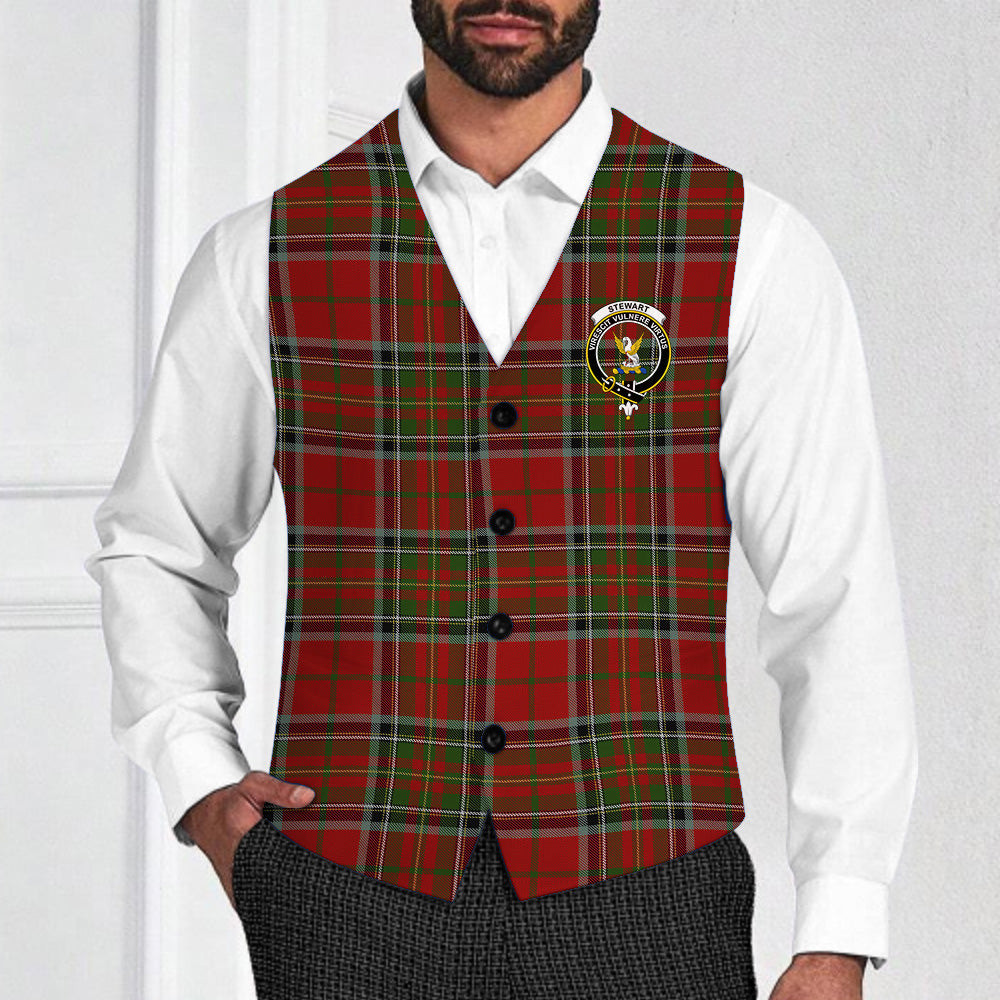 ScotsTee Shop Scottish Stewart of Galloway Crest Tartan Waistcoat Sleeveless Suit Vest