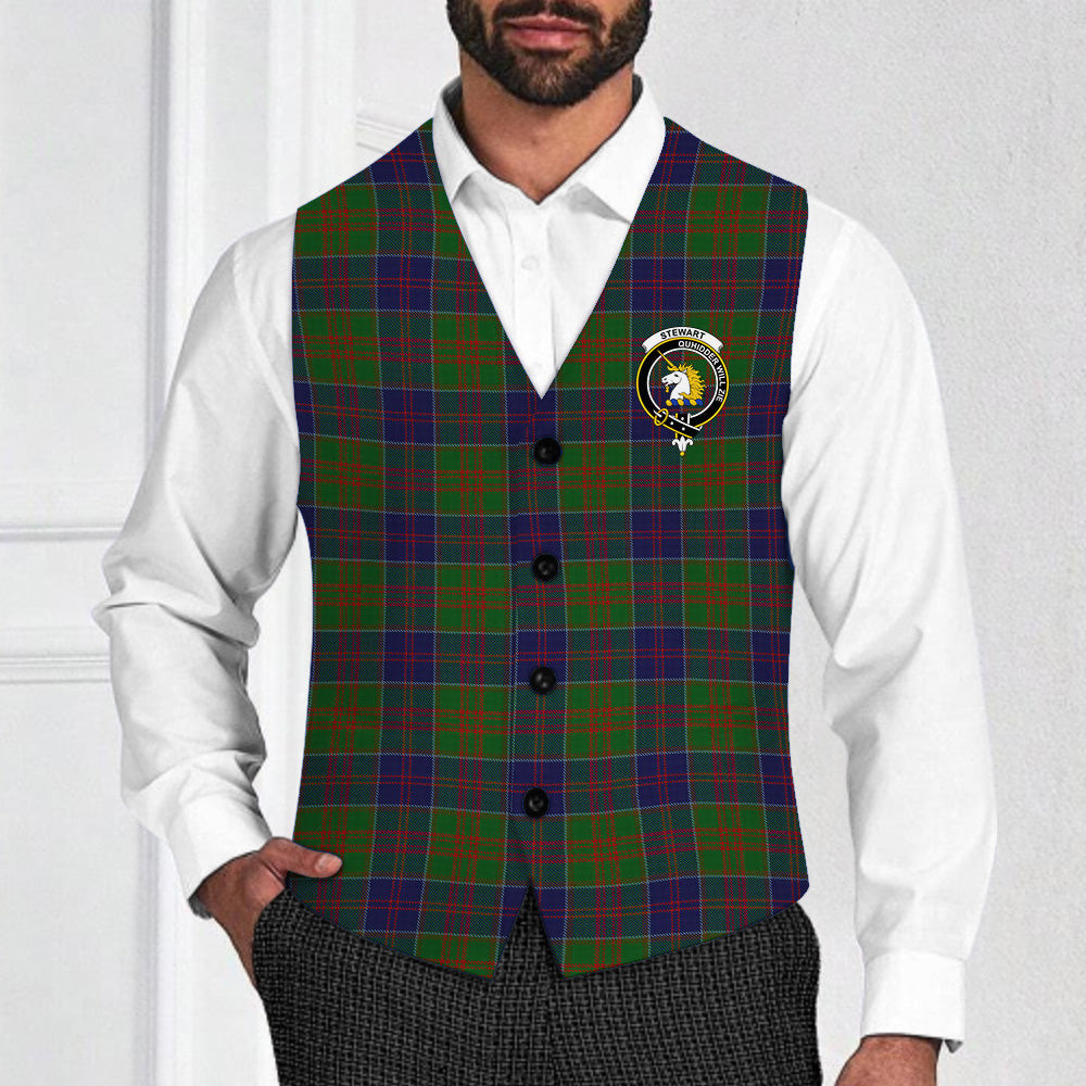ScotsTee Shop Scottish Stewart of Appin Hunting Crest Tartan Waistcoat Sleeveless Suit Vest