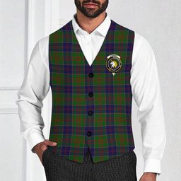ScotsTee Shop Scottish Stewart of Appin Hunting Crest Tartan Waistcoat Sleeveless Suit Vest