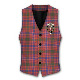 ScotsTee Shop Scottish McRae Ancient Crest Tartan Waistcoat Sleeveless Suit Vest