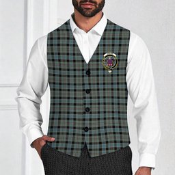 ScotsTee Shop Scottish Ogilvie of Inverarity – VS 1 Crest Tartan Waistcoat Sleeveless Suit Vest