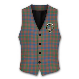 ScotsTee Shop Scottish MacIntyre Ancient Crest Tartan Waistcoat Sleeveless Suit Vest