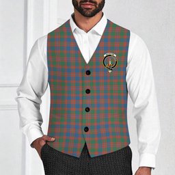ScotsTee Shop Scottish MacIntyre Ancient Crest Tartan Waistcoat Sleeveless Suit Vest
