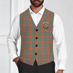 ScotsTee Shop Scottish MacIntosh Ancient Crest Tartan Waistcoat Sleeveless Suit Vest