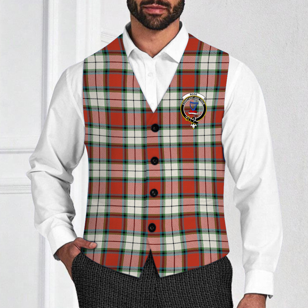 ScotsTee Shop Scottish Rose Dress Ancient Crest Tartan Waistcoat Sleeveless Suit Vest