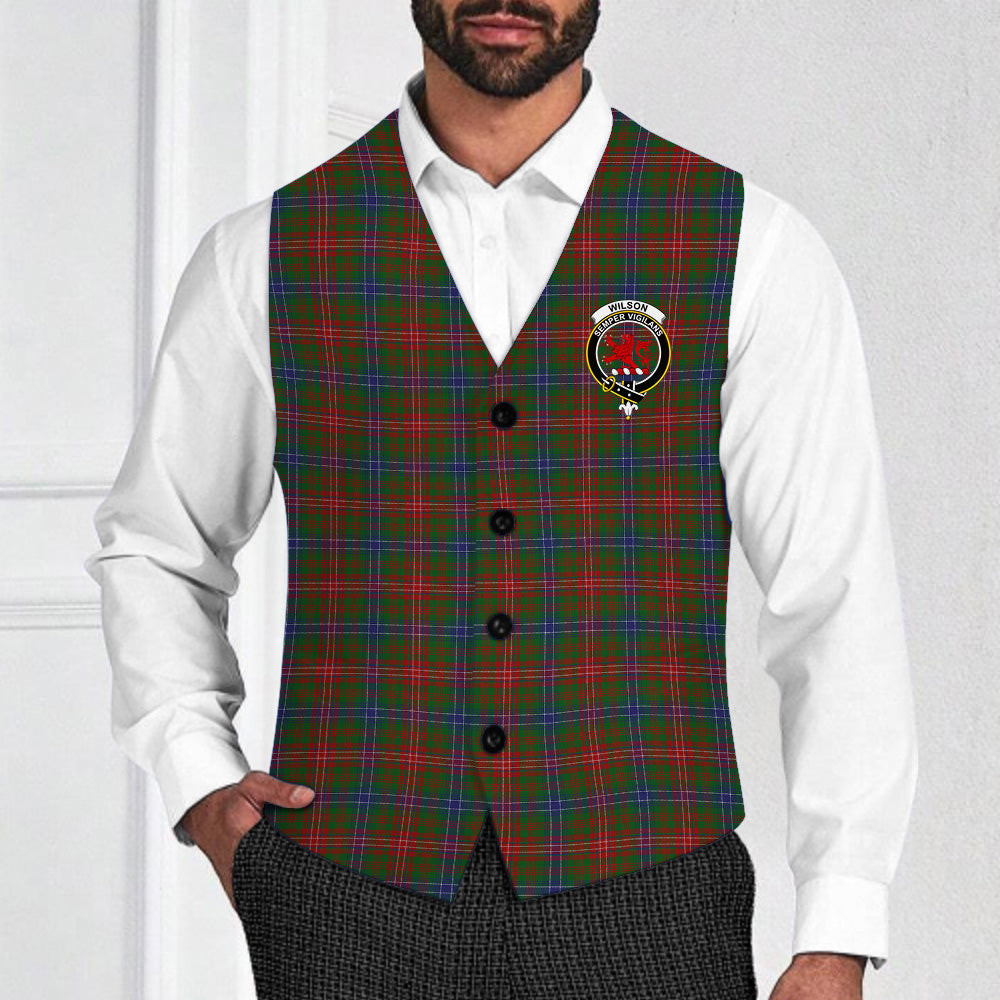 ScotsTee Shop Scottish Wilson Janet Crest Tartan Waistcoat Sleeveless Suit Vest