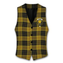 ScotsTee Shop Scottish McLeod of Lewis Ancient Crest Tartan Waistcoat Sleeveless Suit Vest