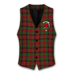 ScotsTee Shop Scottish MacNicol Inverness Tweed Mill Co Ltd Crest Tartan Waistcoat Sleeveless Suit Vest