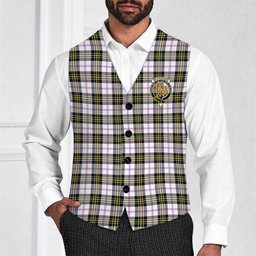 ScotsTee Shop Scottish McPherson Dress Modern Crest Tartan Waistcoat Sleeveless Suit Vest