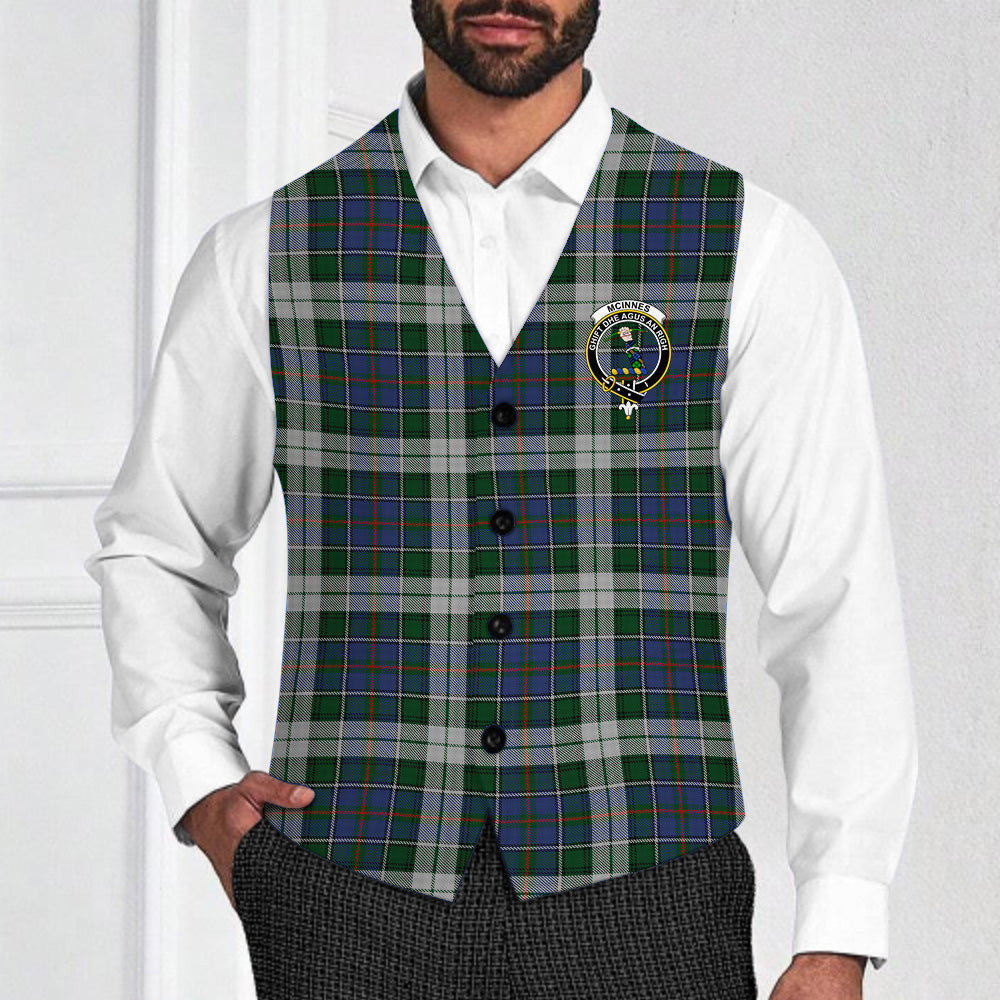 ScotsTee Shop Scottish McInnes Dress Crest Tartan Waistcoat Sleeveless Suit Vest