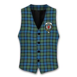 ScotsTee Shop Scottish Smith Ancient Crest Tartan Waistcoat Sleeveless Suit Vest