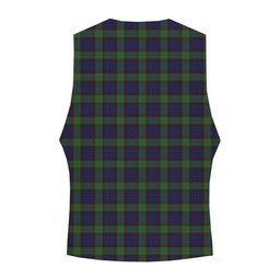 ScotsTee Shop Scottish Nicolson Green Hunting Crest Tartan Waistcoat Sleeveless Suit Vest