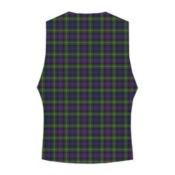 ScotsTee Shop Scottish MacKenzie Morgan Crest Tartan Waistcoat Sleeveless Suit Vest