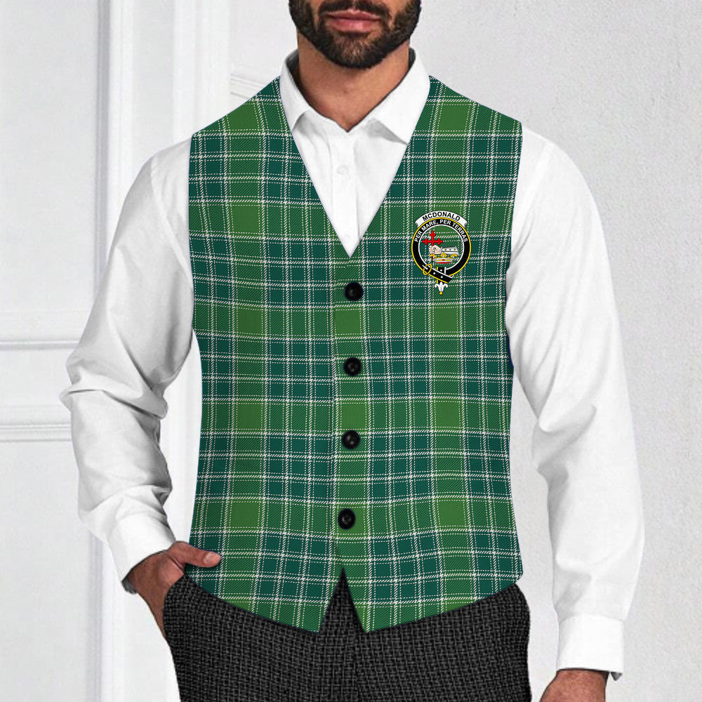 ScotsTee Shop Scottish McDonald Lord of the Isles Hunting Ancient Crest Tartan Waistcoat Sleeveless Suit Vest