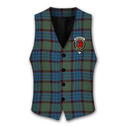 ScotsTee Shop Scottish MacNeacail Hunting Crest Tartan Waistcoat Sleeveless Suit Vest