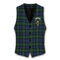 ScotsTee Shop Scottish Stevenson Hunting Crest Tartan Waistcoat Sleeveless Suit Vest