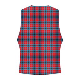ScotsTee Shop Scottish McTavish Modern Crest Tartan Waistcoat Sleeveless Suit Vest