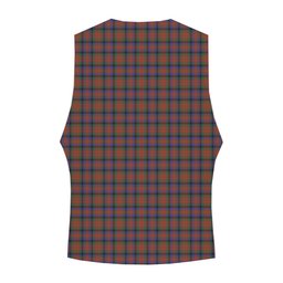 ScotsTee Shop Scottish MacDuff Hunting Modern SC Crest Tartan Waistcoat Sleeveless Suit Vest