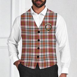 ScotsTee Shop Scottish MacAlister Dress Modern Crest Tartan Waistcoat Sleeveless Suit Vest