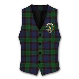 ScotsTee Shop Scottish Stewart Old Crest Tartan Waistcoat Sleeveless Suit Vest