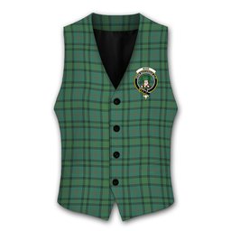 ScotsTee Shop Scottish Ross Hunting Ancient Crest Tartan Waistcoat Sleeveless Suit Vest