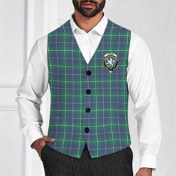 ScotsTee Shop Scottish Inglis Ancient Crest Tartan Waistcoat Sleeveless Suit Vest