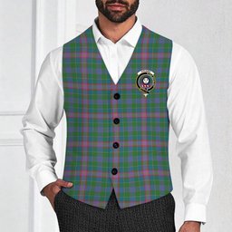 ScotsTee Shop Scottish Pitcairn Hunting Ancient Crest Tartan Waistcoat Sleeveless Suit Vest