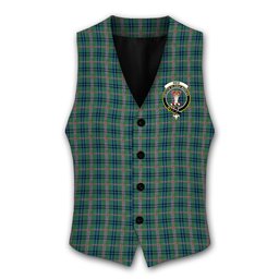 ScotsTee Shop Scottish Reid (Mill City) Ancient Crest Tartan Waistcoat Sleeveless Suit Vest